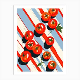 Cherry Tomatoes Summer Illustration 6 Art Print