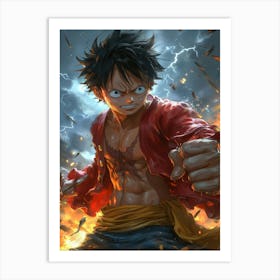 One Piece Wallpaper 9 Art Print