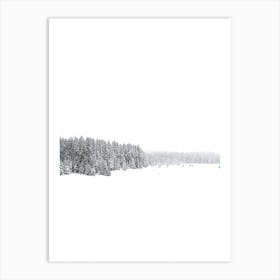 White White Winter Art Print