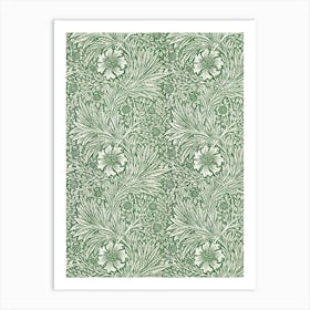 Marigold In Green, William Morris Art Print