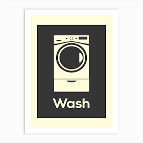 Laundry Print Wash Art Print