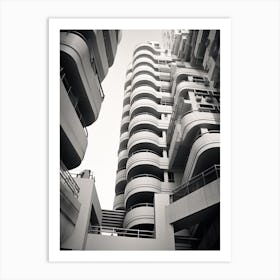 Singapore, Singapore, Black And White Old Photo 1 Art Print
