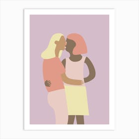 Types Of Love V Philia Art Print
