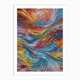 Abstract Painting 26 Art Print