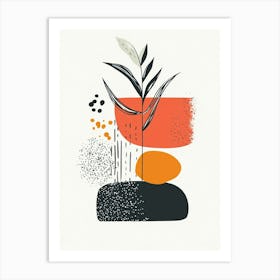 Abstract Plant Vector Illustration Art Print