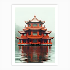 Chinese Pagoda 5 Art Print