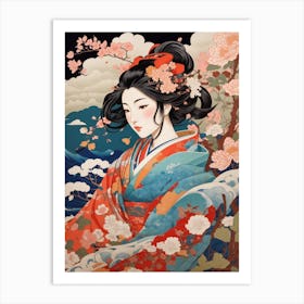 Geisha 9 Art Print