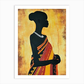 Tribal Odyssey; Whispered Dreams |The African Woman Series Art Print