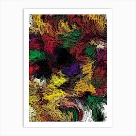 Abstract Painting Colorful Art Print