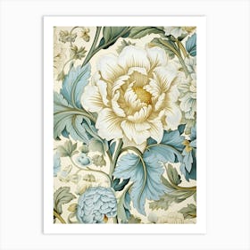 Wallpaper Floral Pattern 21 Art Print