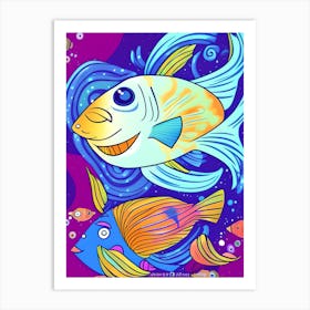 FishingFish005 Art Print