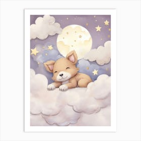Sleeping Baby Puppy 1 Art Print
