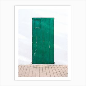 Green Door // Ibiza Travel Photography Art Print