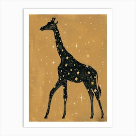 Giraffe Canvas Print 1 Art Print