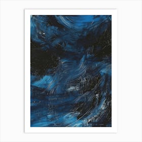 Abstract Blue Painting 14 Art Print