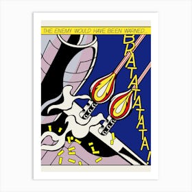 BRATATA 2/3 | LICHTENSTEIN REPLICA Art Print