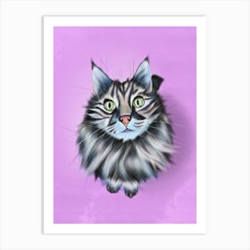 Shelter´s Gaze - Cat Portrait Art Print