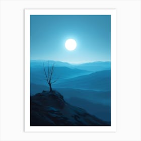 Lone Tree 6 Art Print