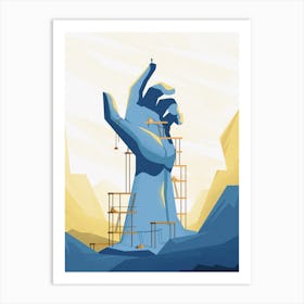 Hand Of God Art Print