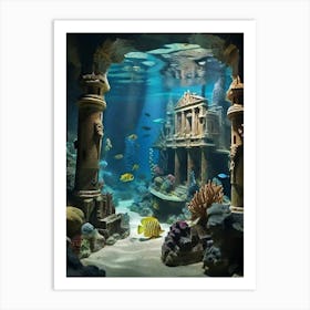 Beauty of underwater world 12 Art Print