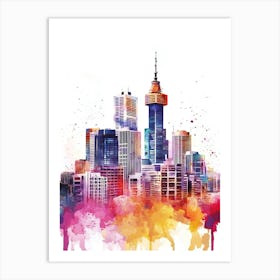 Sydney Skyline Art Print