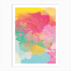 Abstract Watercolor Painting 3 Art Print