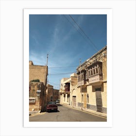 Streets Of Gozo Malta Art Print