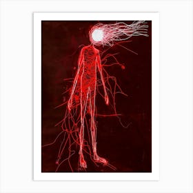 'The Red Man' Art Print