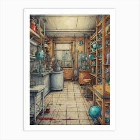 Chemistry Lab Art Print