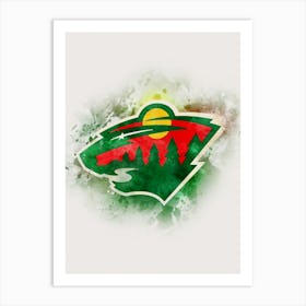 Minnesota Wild Watercolor Art Print