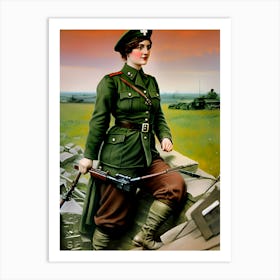 Warriors of WWI Reimagined 105 Art Print