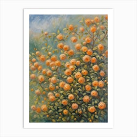 Orange Blossoms Art Print