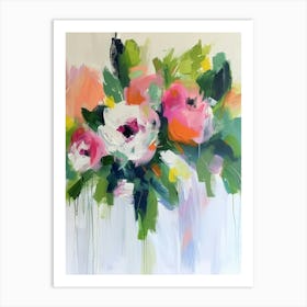 Pink Peonies 3 Art Print