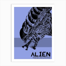 Alien Artwork Art Print