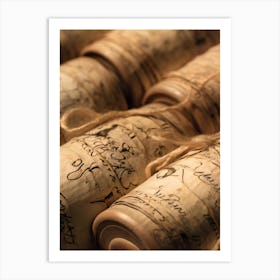 Wine Corks 1 Art Print