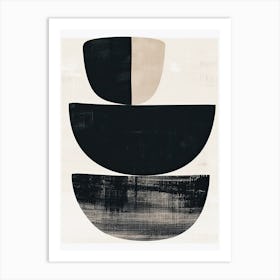 Disrupted Harmony Bauhaus Minimalist Art Print