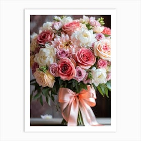 Bouquet Of Roses 1 Art Print