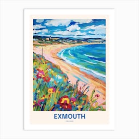 Exmouth England 6 Uk Travel Poster Art Print