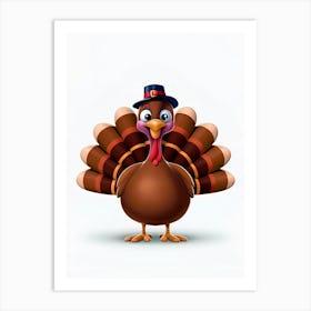 Thanksgiving Turkey 2 Art Print