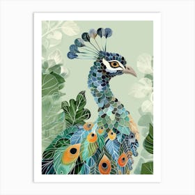 Peacock 34 Art Print