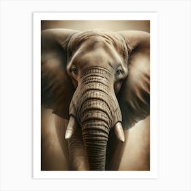 Elephant Art Print