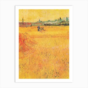 Wheat Field By Vincent Van Gogh 1 Art Print