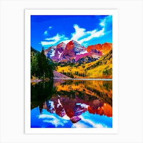 Maroon Morning Art Print