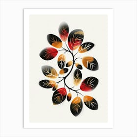 Autumn Leaves Wall Art Art Print