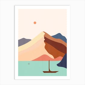 Mountain Scenery Art Print