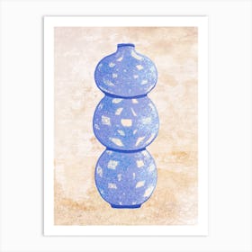 Blue Vase Art Print