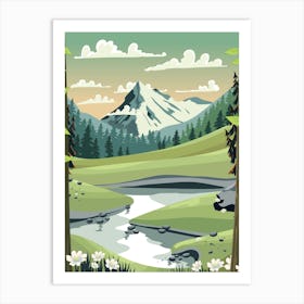 Mountain Landscape 2 Art Print