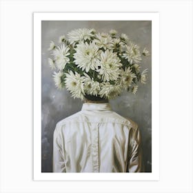 Flowers In The Head Art Print