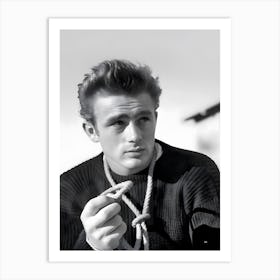 James Dean Classic Movie Art Print