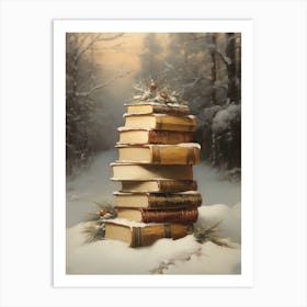 Stack Of Books Art Print